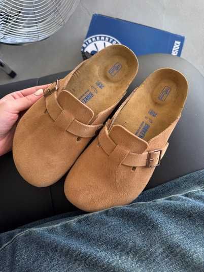 Капці Birkenstock Boston Coffee - Sneakers Kross — інтернет