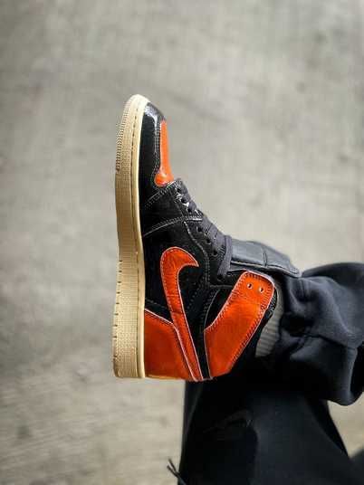 Кросівки Air Jordan 1 High Black Orange Купити (Доставка 1-3 Дні)